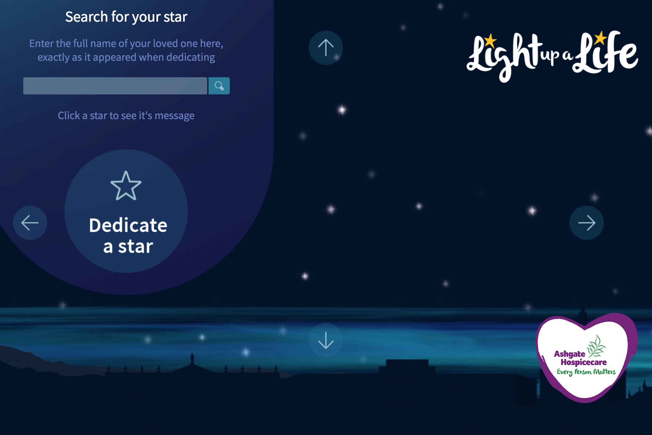 A meaningful website for Light Up A Life