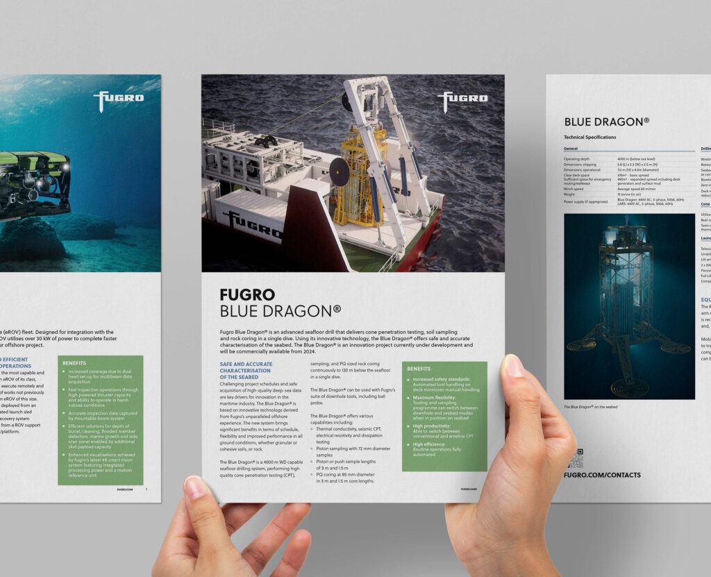 flyer design for fugro