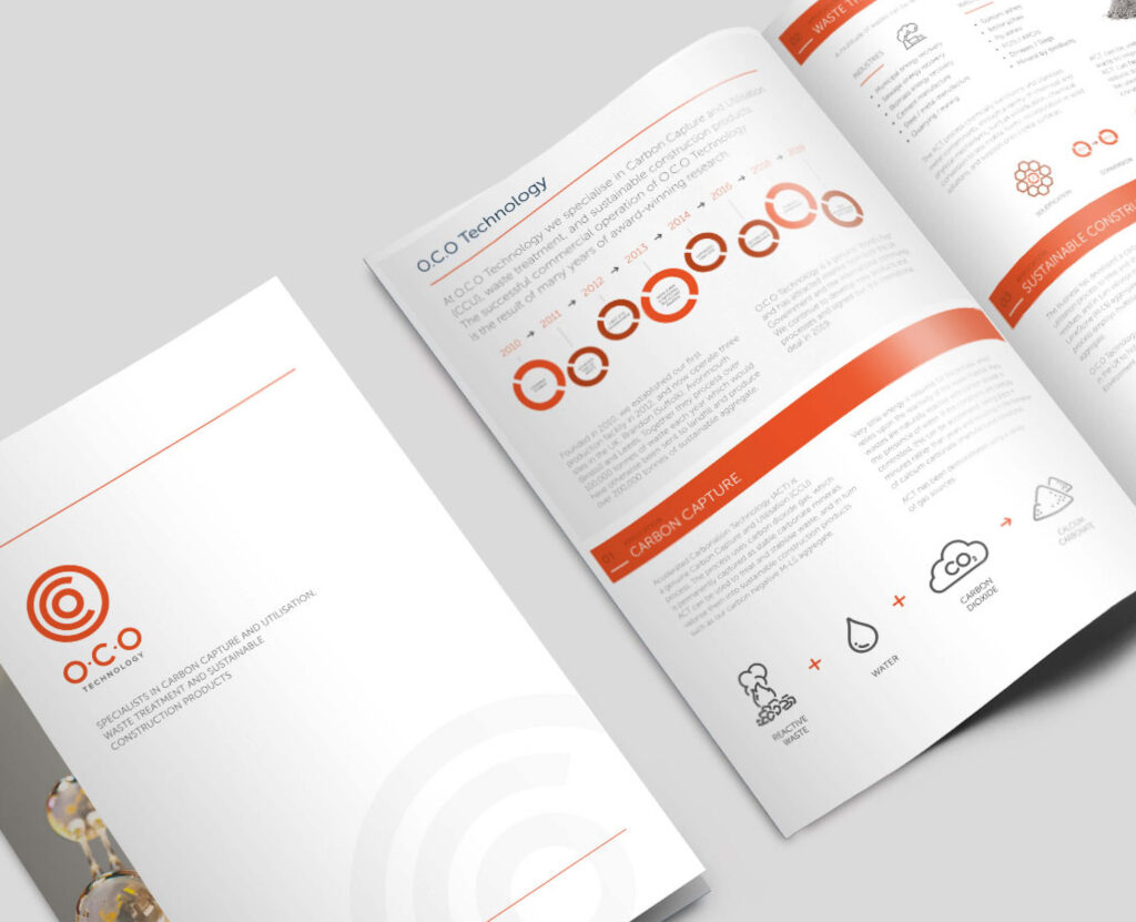 brochure design oco technology