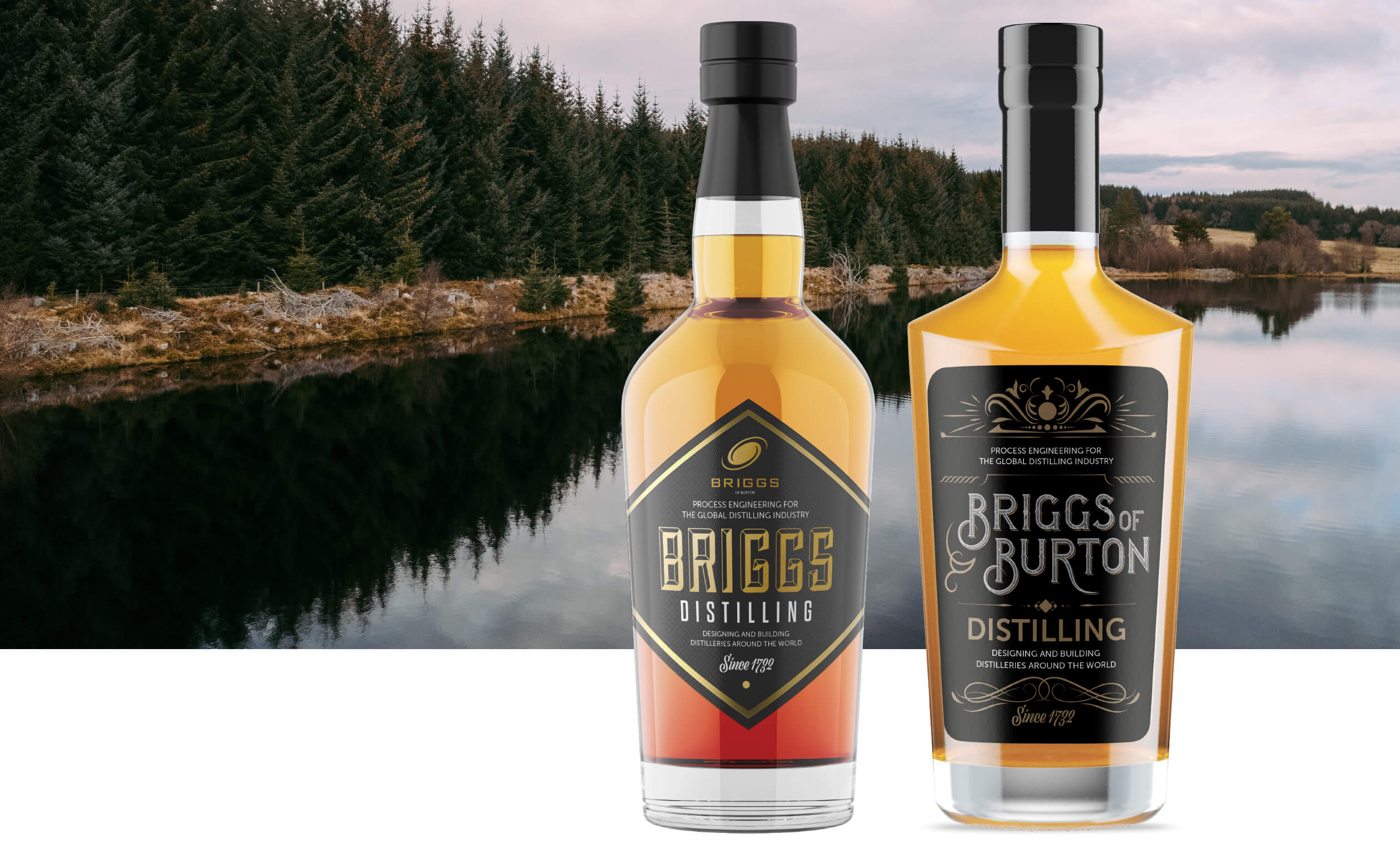 whisky bottle design