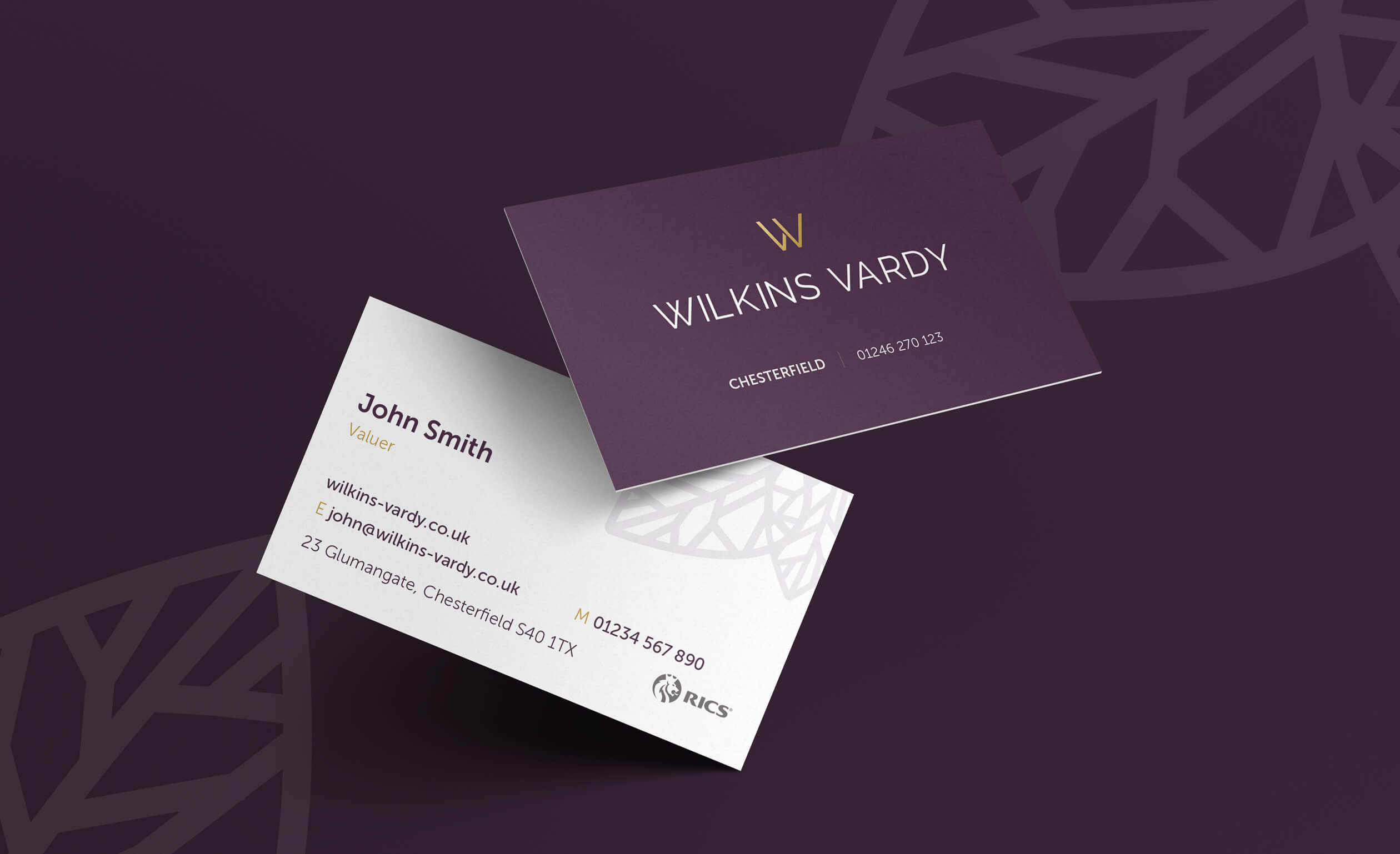 Wilkins Vardy Business Cards