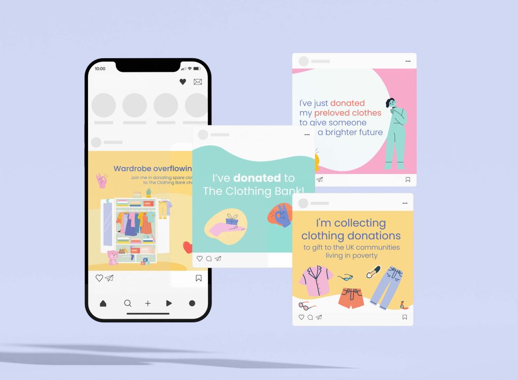 The Clothing Bank Social Media