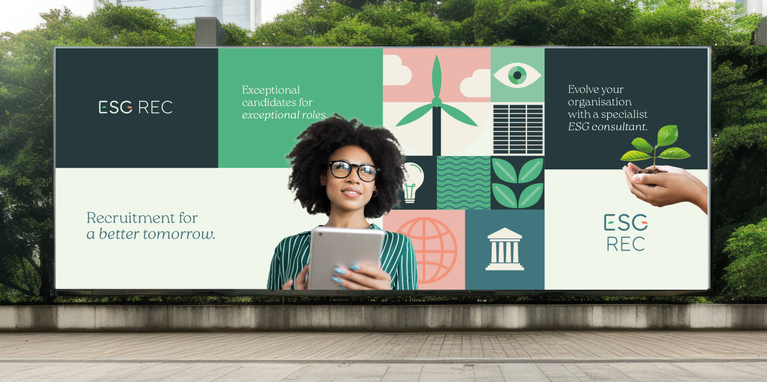 ESG REC advertising board