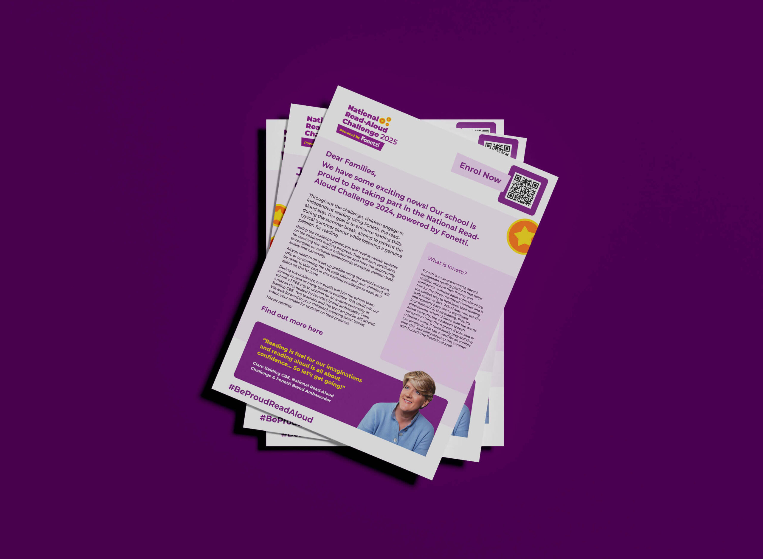 flyer mockup for Fonetti