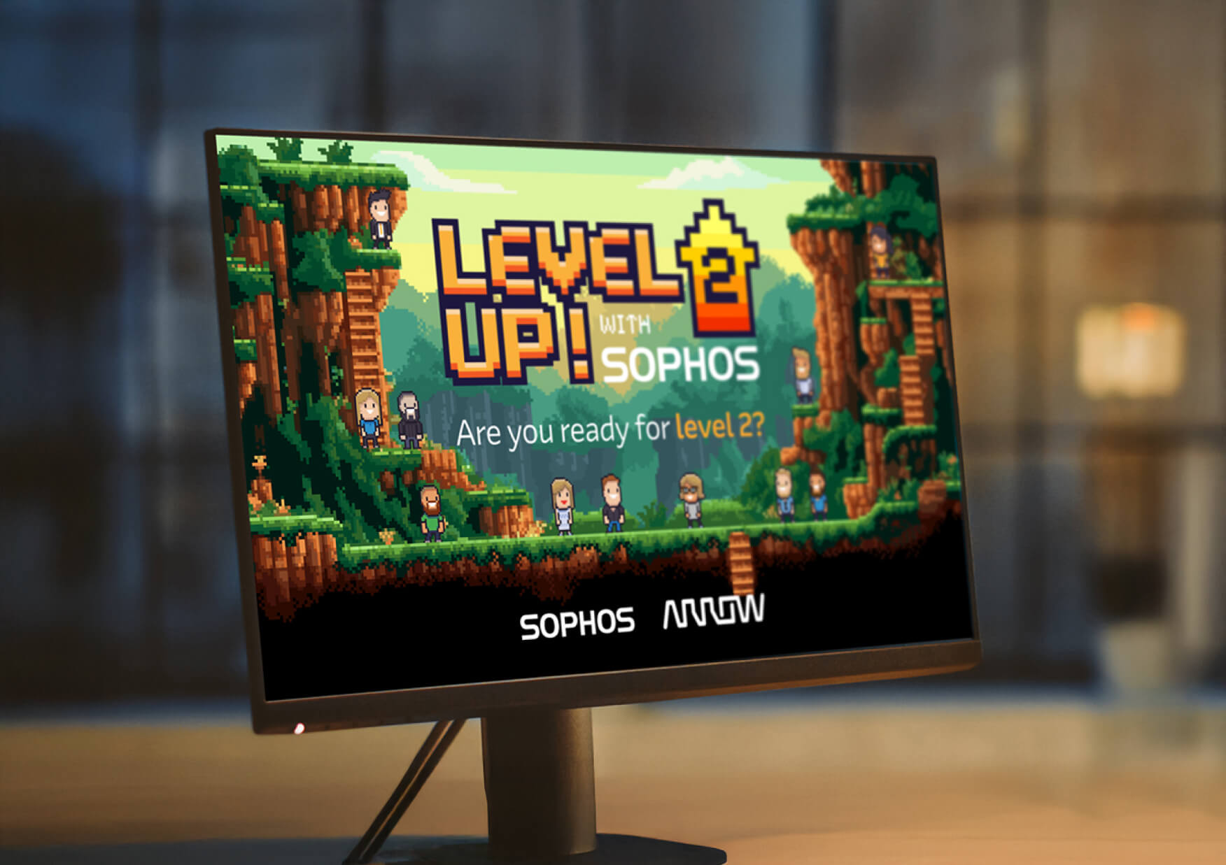 tech sales campaign mockup
