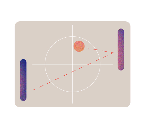 aesthetic design icon for hitting targets