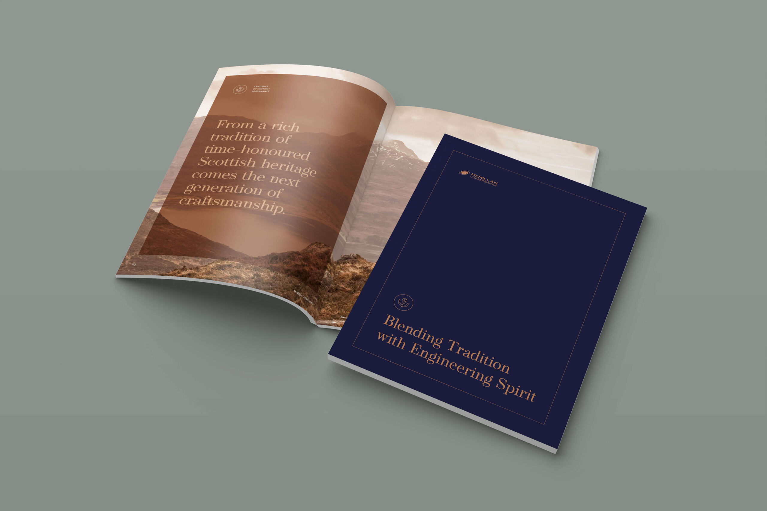 brochure design for McMillan Coppersmiths