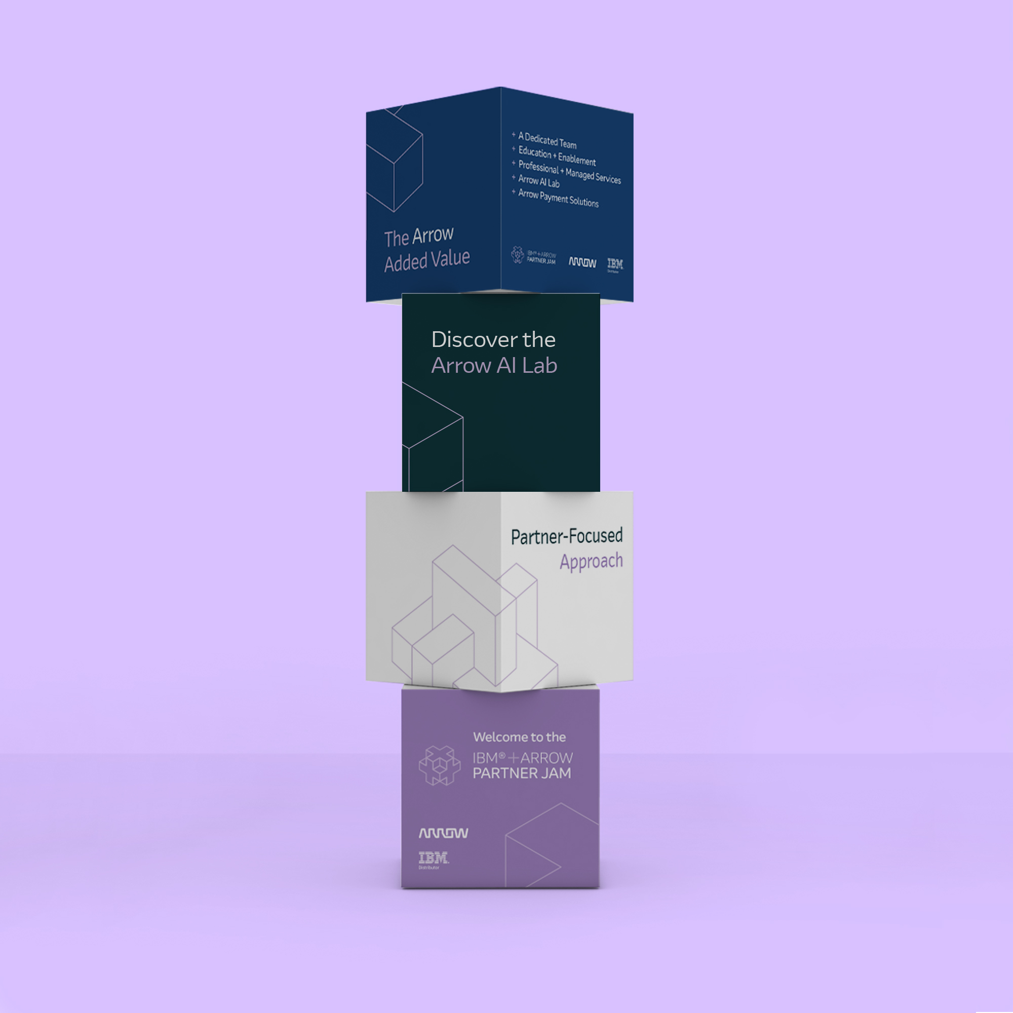 stackable display cubes