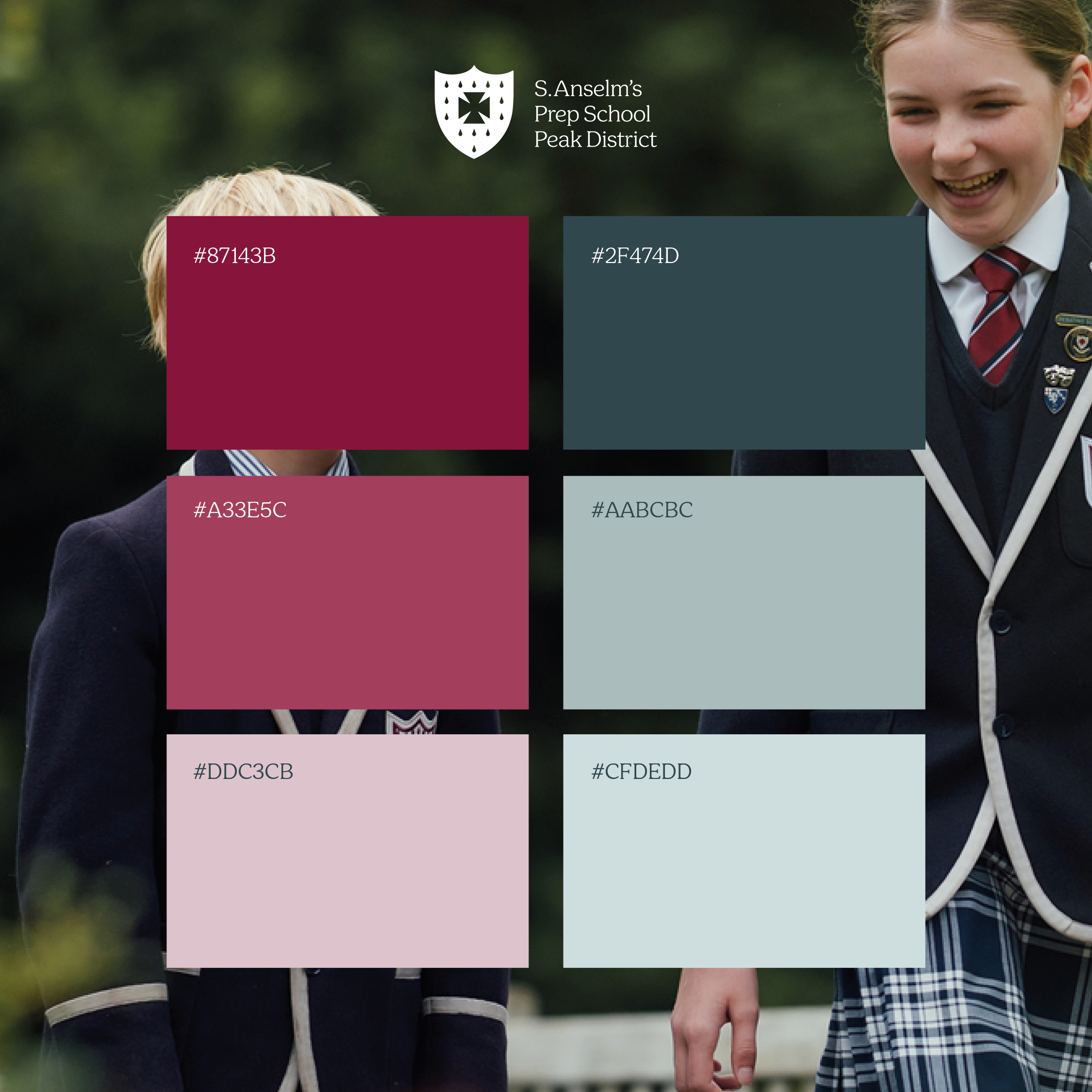 s anslems school branding