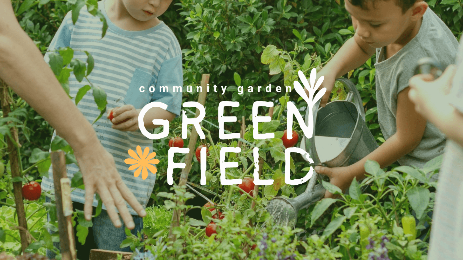 greenfield garden centre logo design