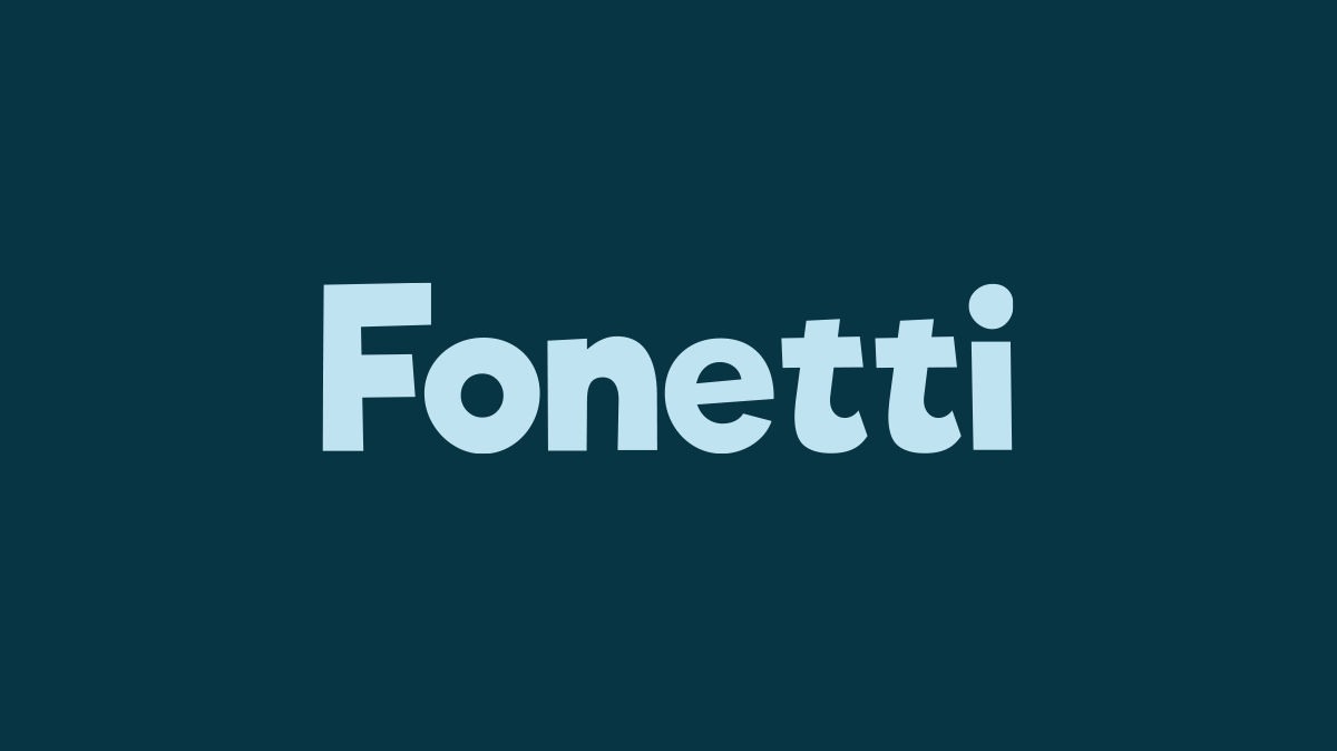 fonetti logo and colour system